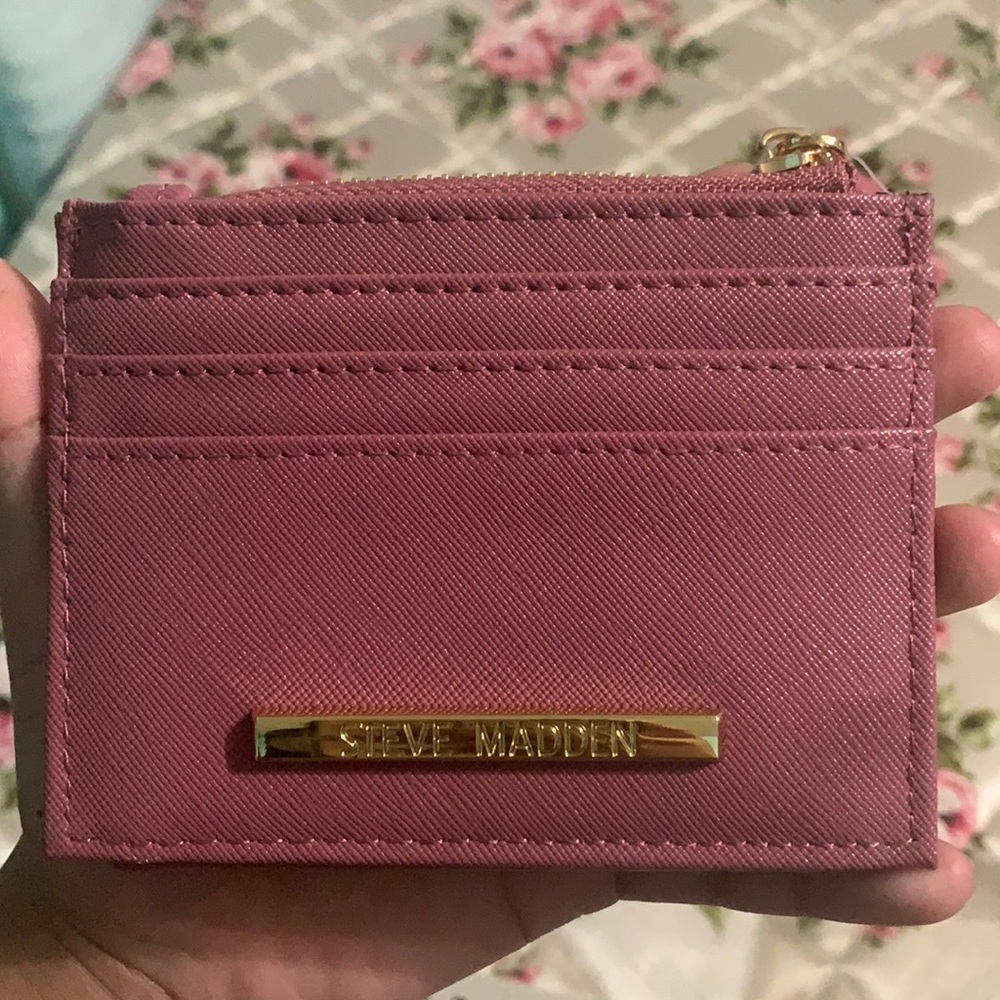 Steve Madden Mini Card Holder Wallet